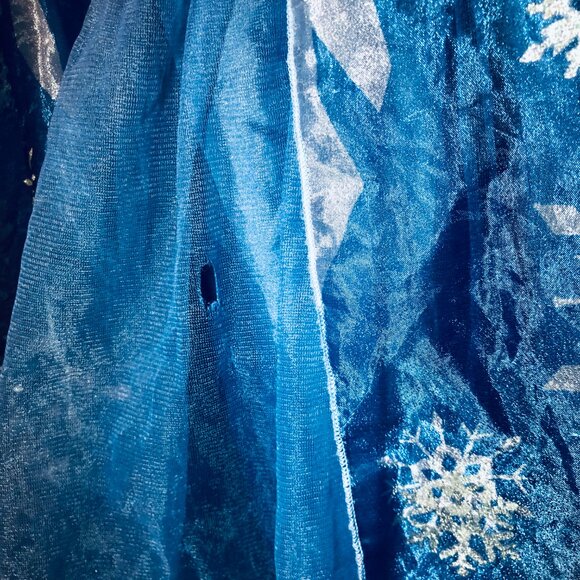 ❄️ [KIDS 6-8Y]  H&M x DISNEY Frozen Elsa Princess Snowflake Costume Fur Dress ❄️ - Picture 5 of 9
